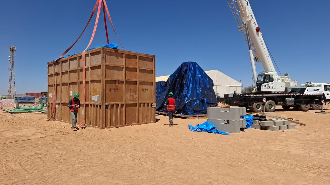 Electrical and instrumentation installation at a new power plant